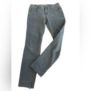 CABI Gray Faded Skinny Mid Rise Denim Jeans Women’s Size 6 34x30
